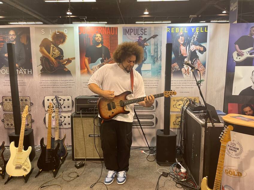 bare knuckle pickups namm rabea massaad