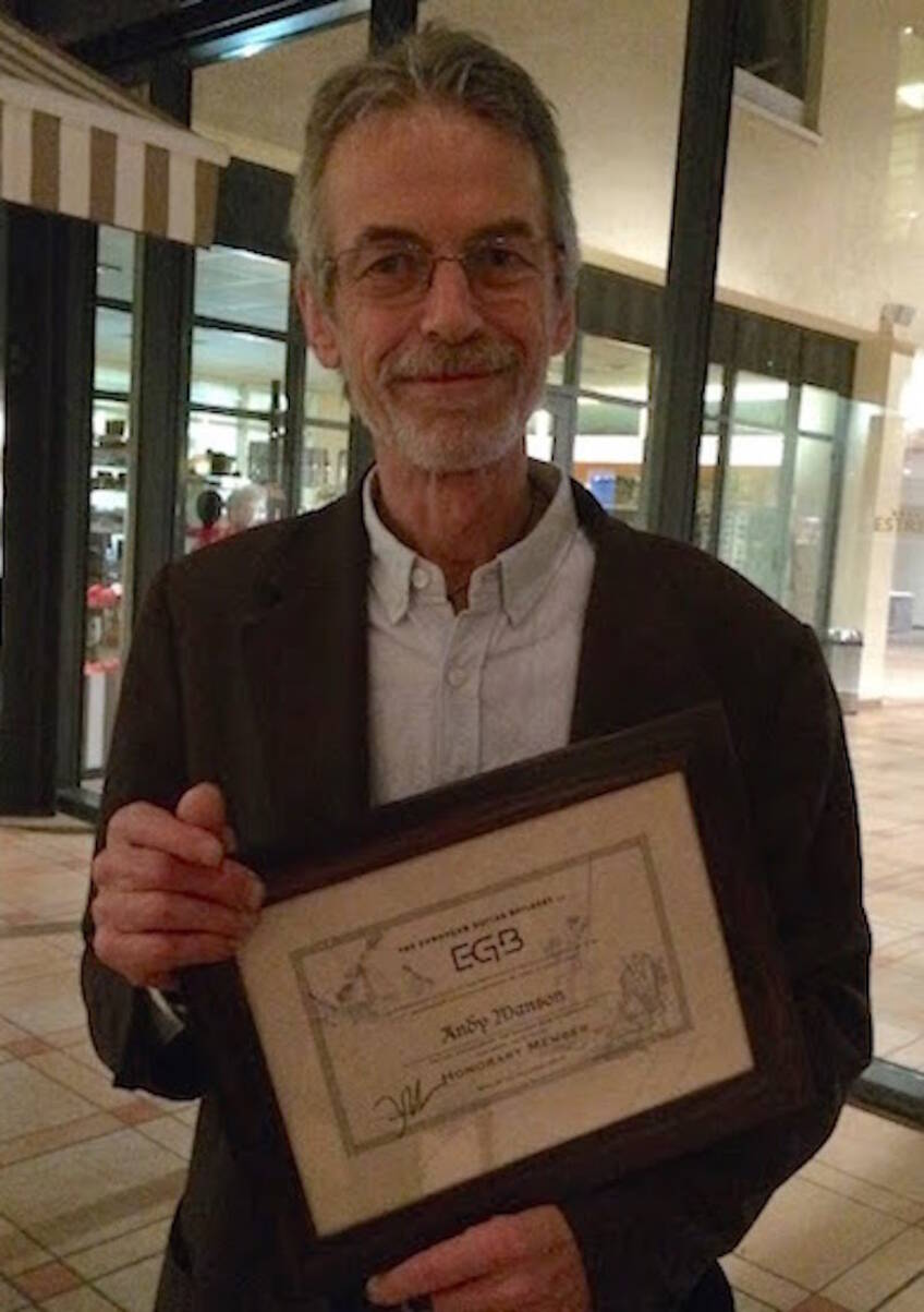 Andy Manson Awards Holy Grail Guitar Show