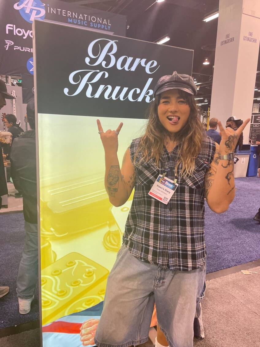 vixen bare knuckle pickups namm