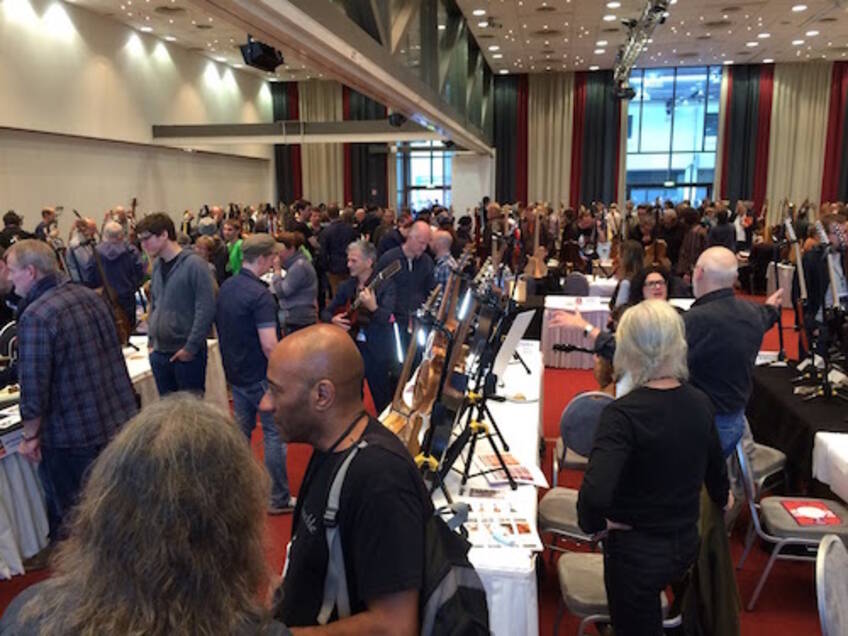 Bare Knuckle At the Holy Grail Guitar Show 2015