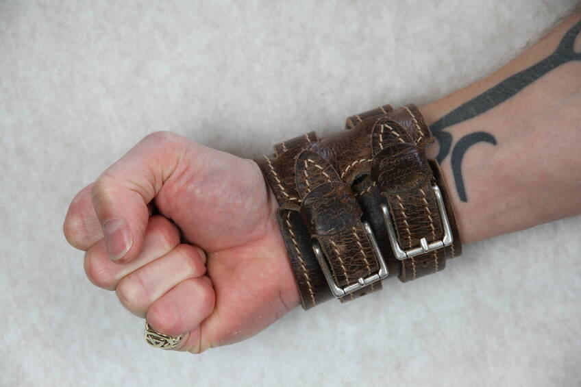 heistercamp bare knuckle guitar pickups wrist cuffs