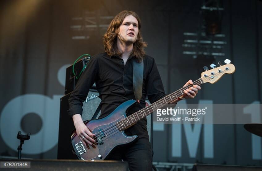 Rob from Drenge Bare Knuckle Bass Pickups