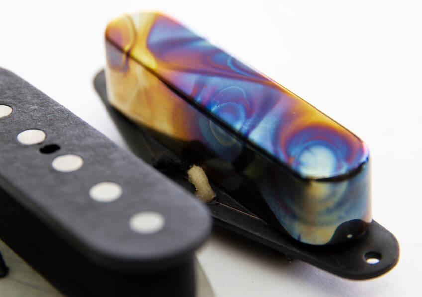 tele pickup burnt chrome