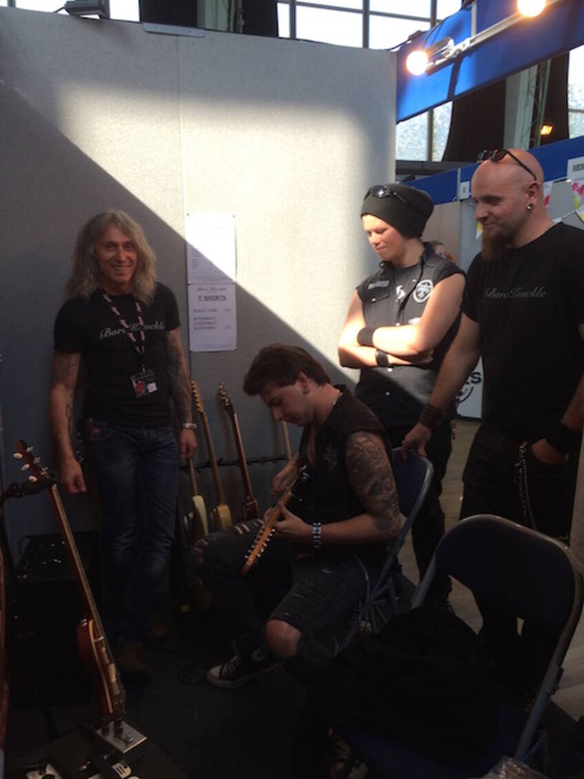 Tim Mills Bare Knuckle Pickups Manson's Guitar Show King Creature